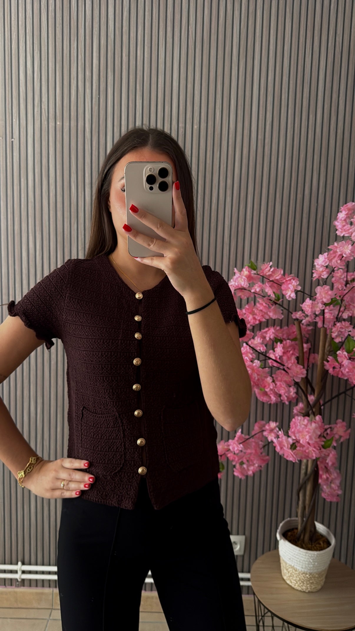 Gilet marron