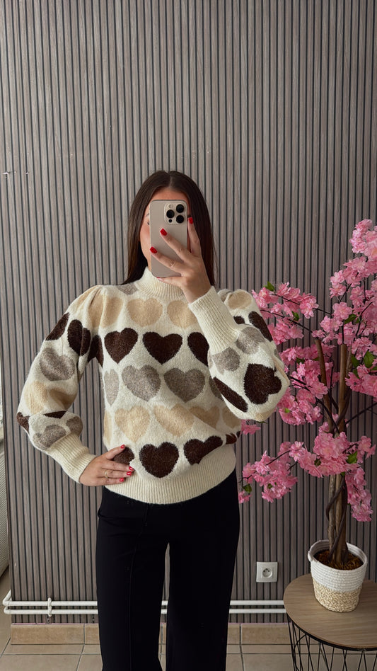 Pull à cœur