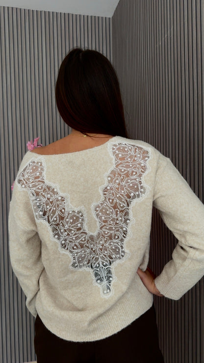 Pull beige