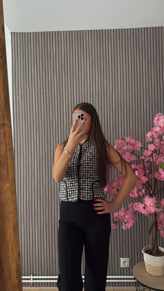 Gilet sans manche à nœud