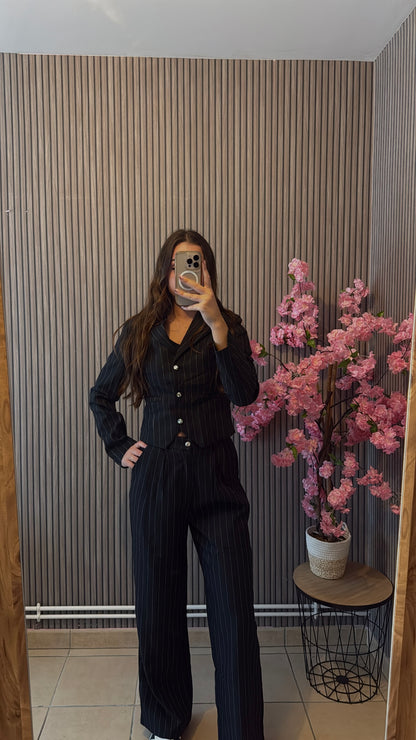 Ensemble blazer court